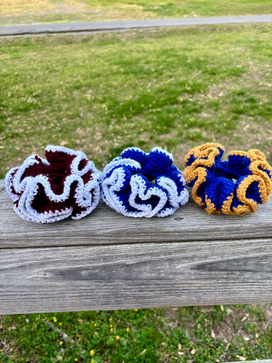HBCU Inspired Scrunchie (Extra Ruffles)